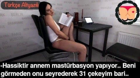 erkek kızın memesini okşuyor